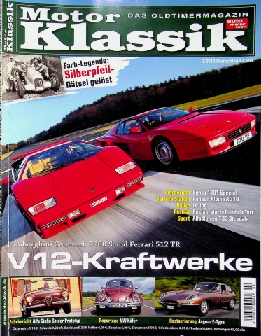 Deckblatt Motor Klassik (02/2010)